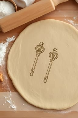 King Cookie Cutter, Biscuit Cutter 3d model