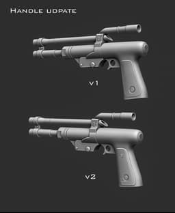 Boba Fett pistol 3d model