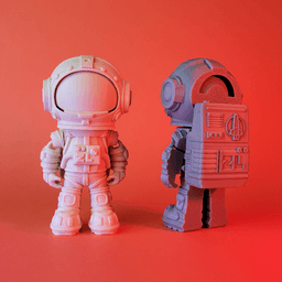 ASTROPAL - The cute astronaut 3d model