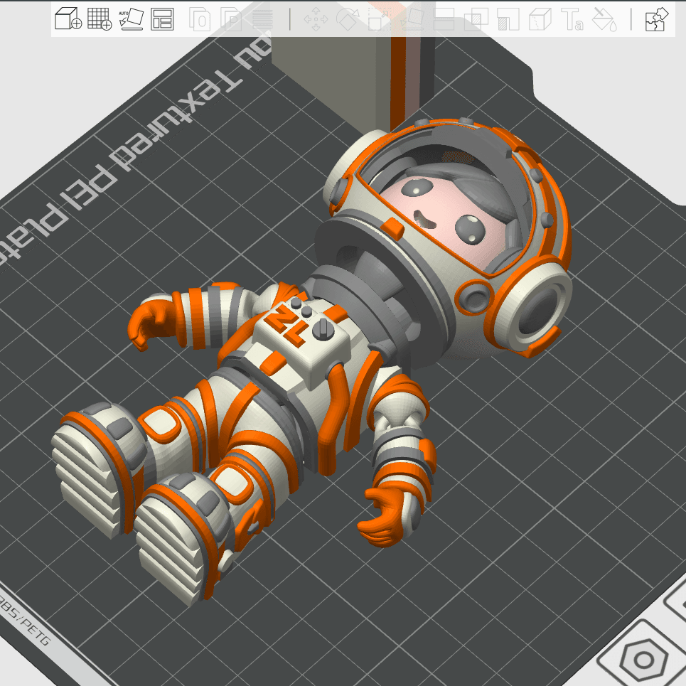 ASTROPAL - The cute astronaut 3d model