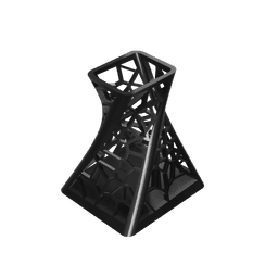 Rectangle top Vase 3d model