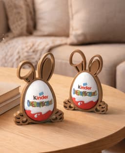 SURPRISE EGG HOLDER / EGG HOLDER / EASTER SUPRISE EGG BUNNY / EASTER GIFT / LITTLE GIFT FOR EASTER 3d model