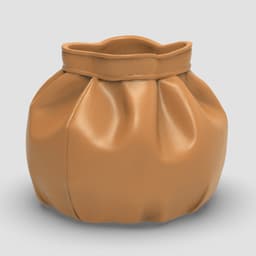 CLOTH POUCH PLANTER 3d model