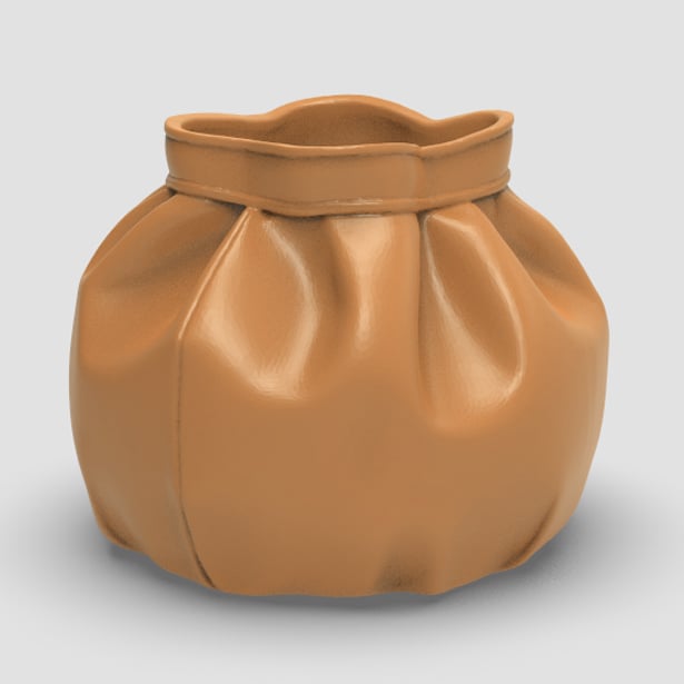 CLOTH POUCH PLANTER 3d model