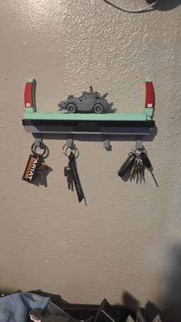 OBS Chevy Shelf V2 (with keyhooks) 3d model