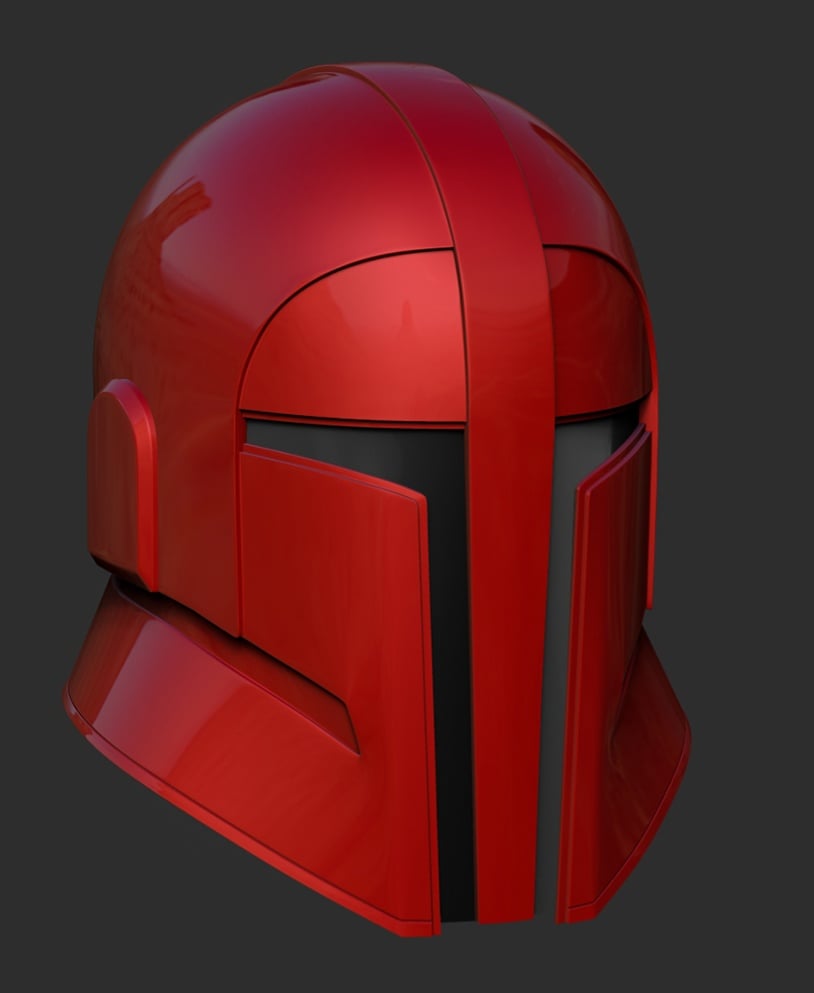 Praetorian guards helmet 3d model