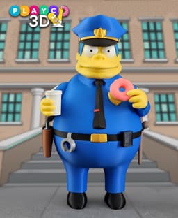 Chief Wiggum 3d model