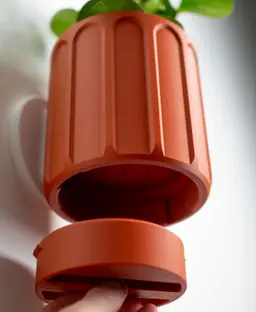 Wall Planter with Hidden Drip Tray - LG01 3d model