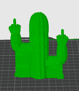 Cactus Middlefinger - Fucktus 3d model