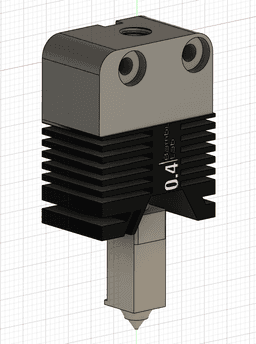 Bambu Lab hotend adapter for Ender 3 Neo 3d model