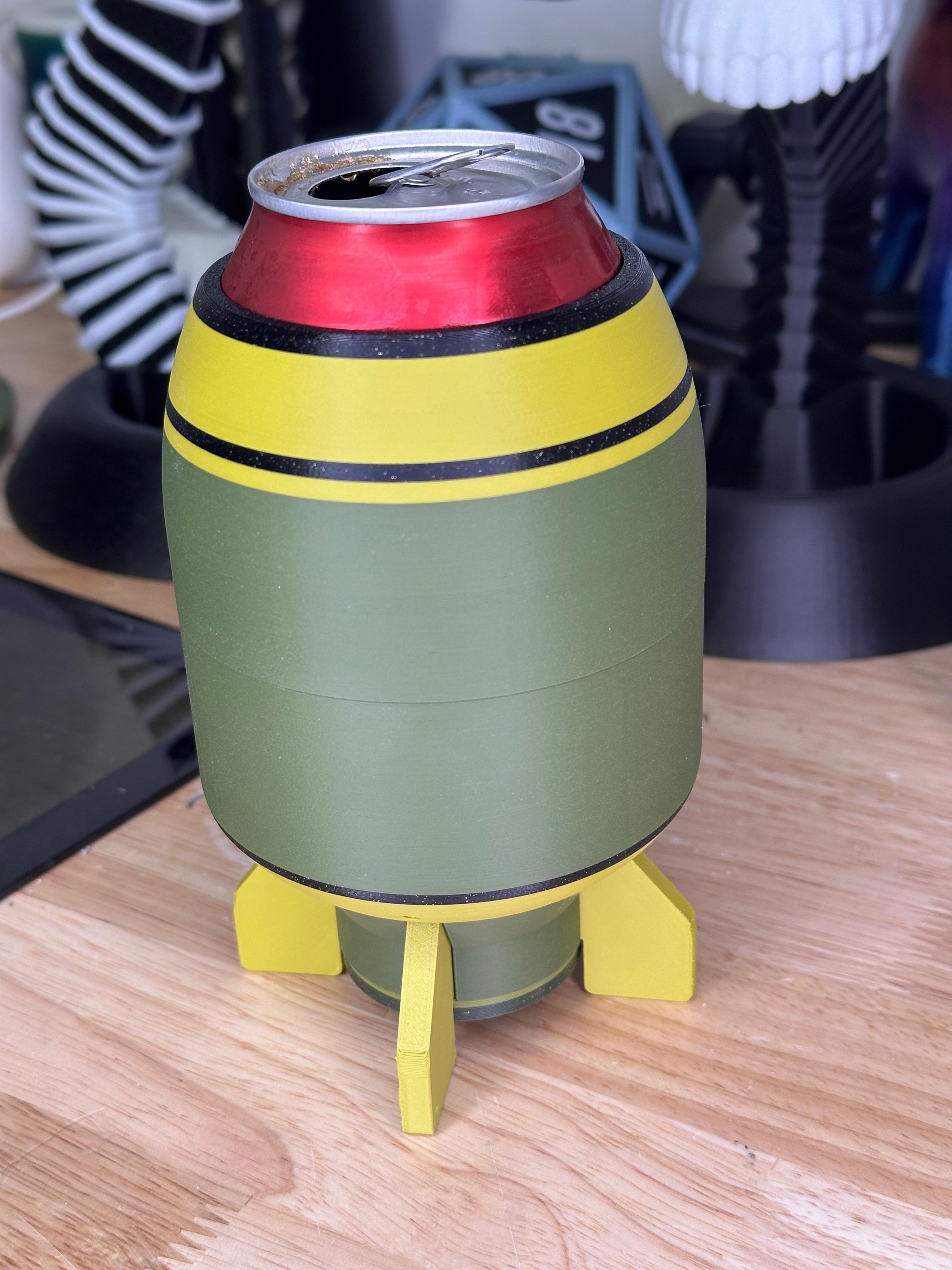 Rocket Can Cup - Elon Musk Can Cup 3d model