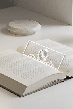 London Bookmark, Creativity Bookmark, Gift Idea 3d model