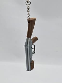 Pump Shotgun Keychain — Functional Blaster Toy 3d model
