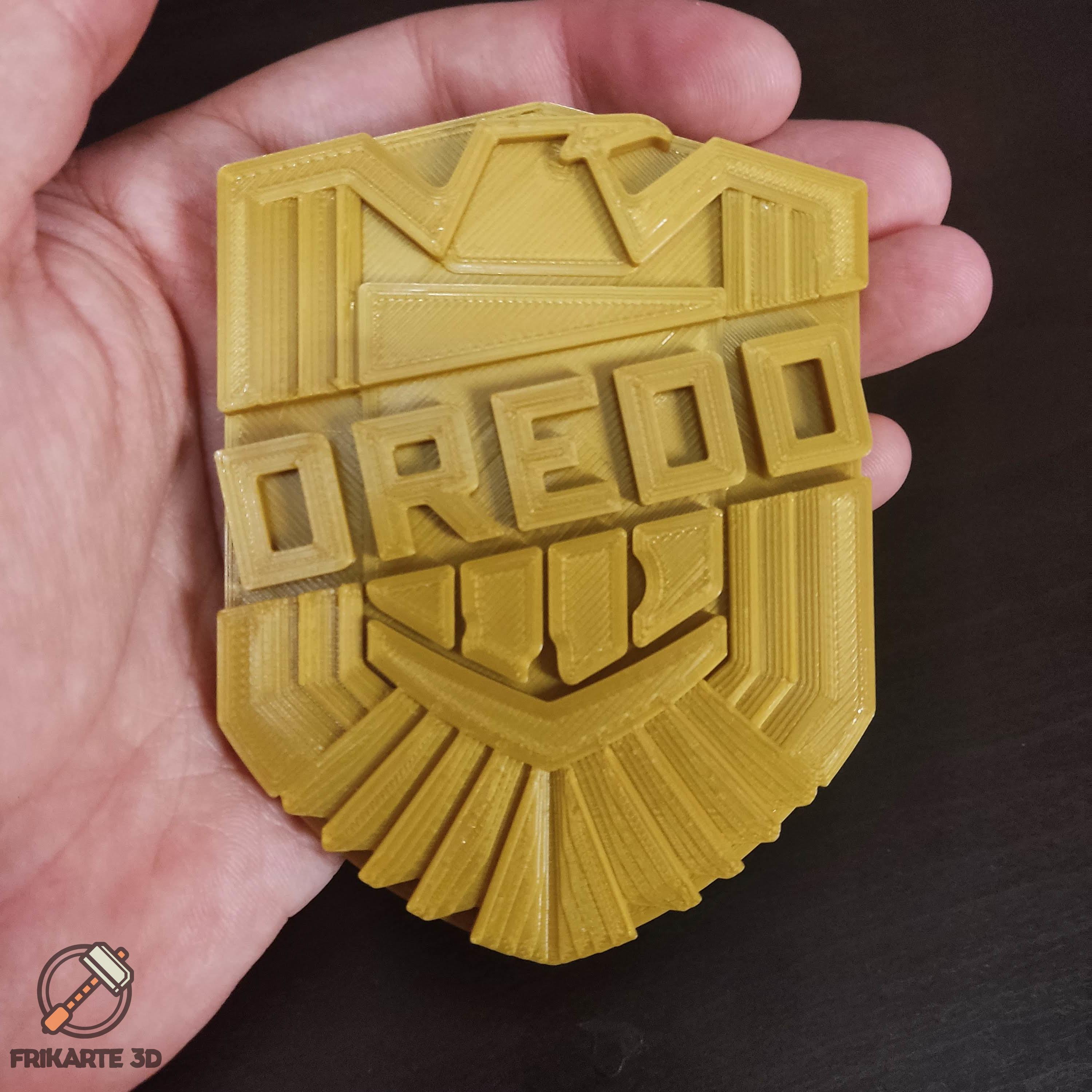 Judge Dredd Badge 3d model