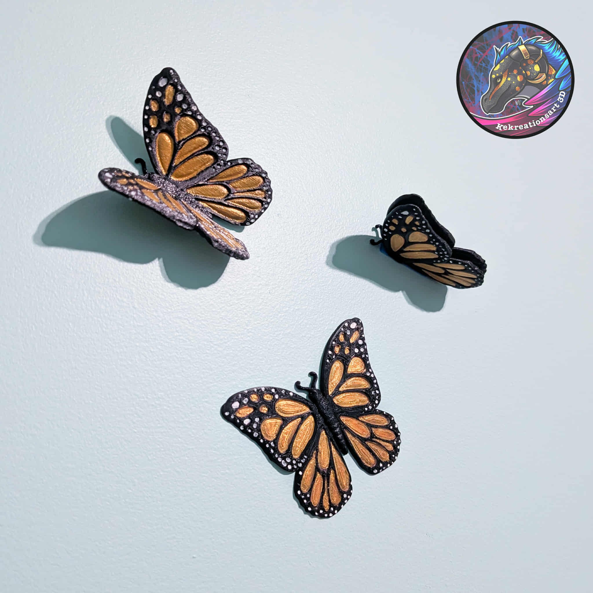 wall butterflies 3d model