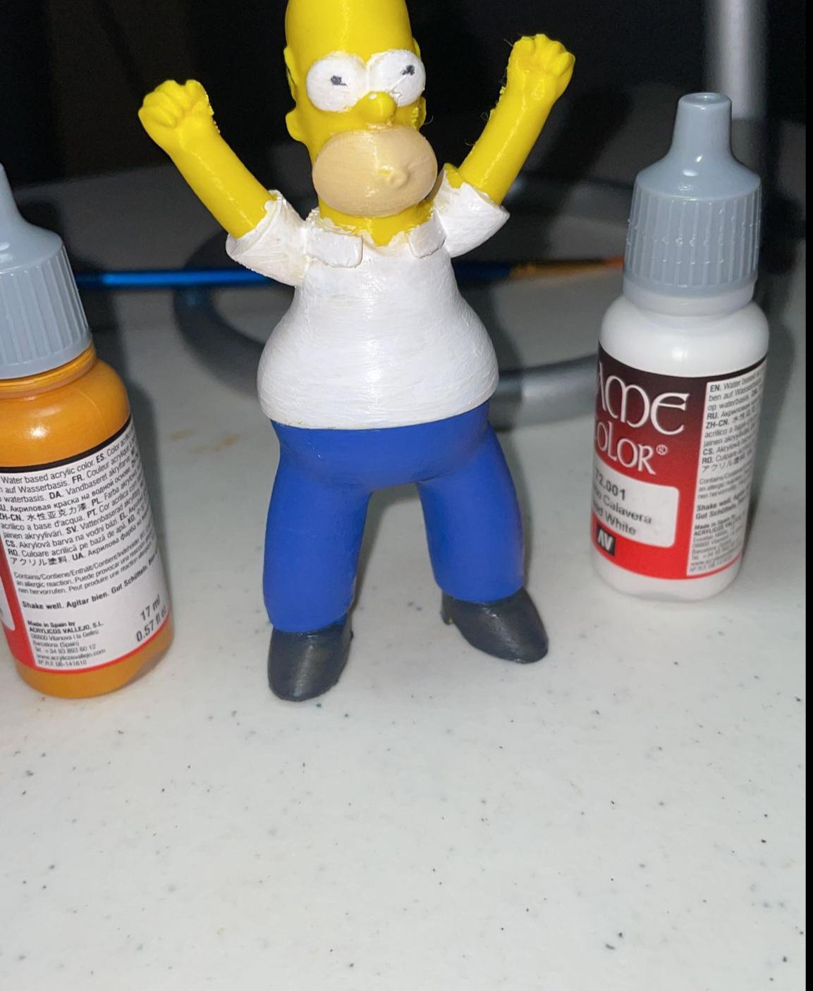 Homer Simpson - love him, thanks - 3d model