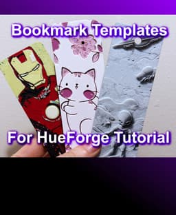 Bookmark Templates 3d model