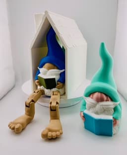 Gnome Book Nook 3d model