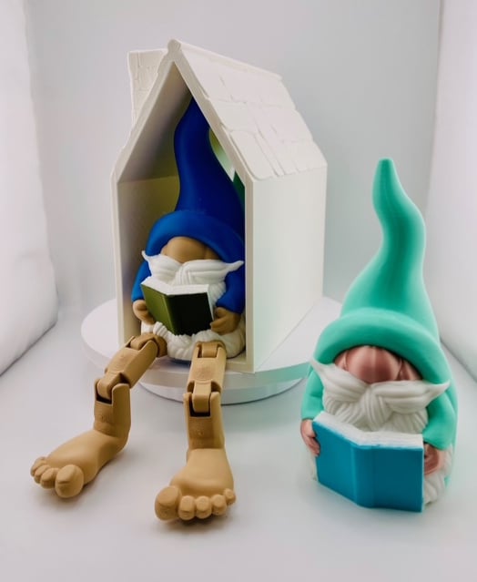 Gnome Book Nook 3d model