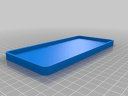Horizontal Test Tube Holder Box 3d model