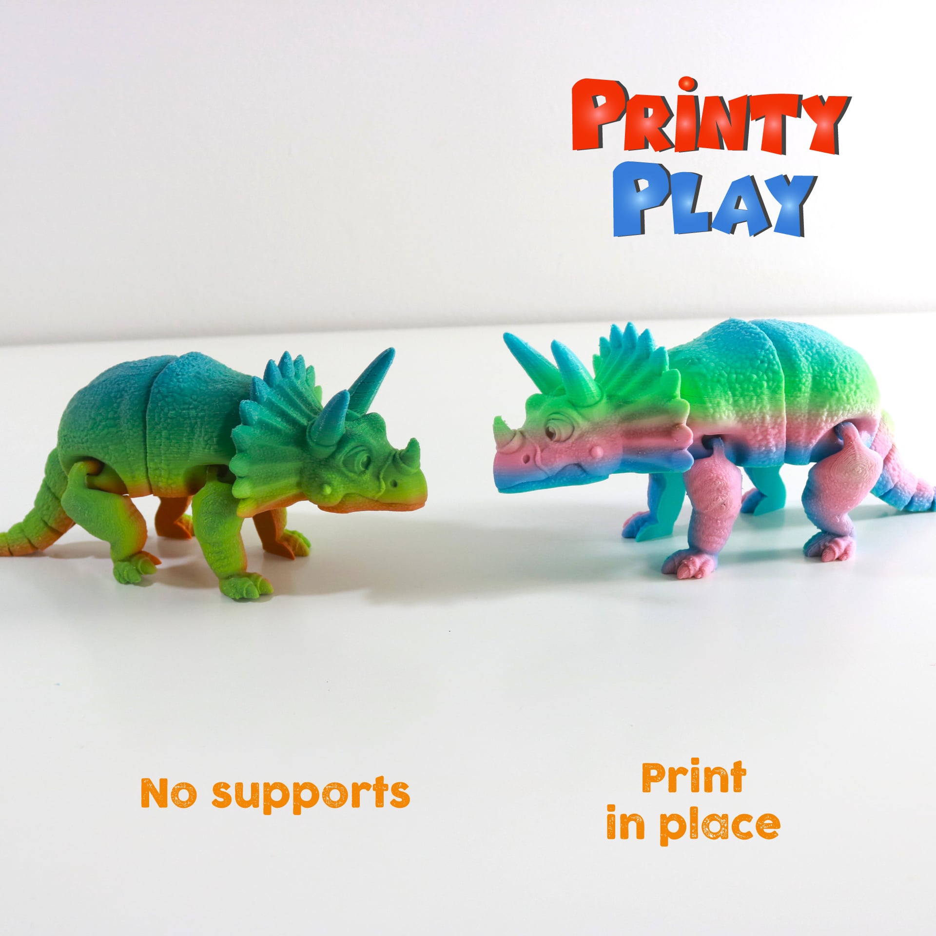 FLEXI TRICERATOPS 3d model