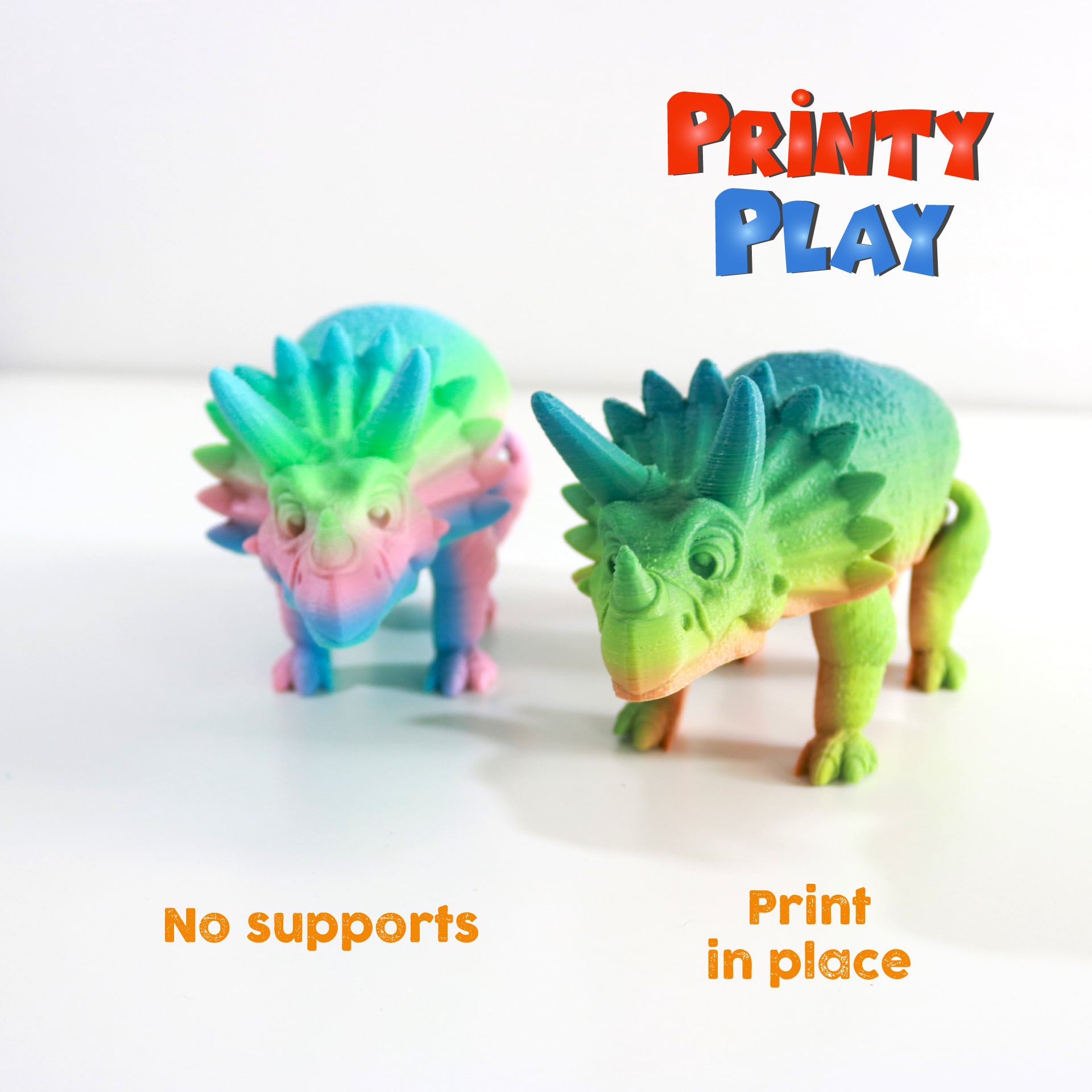 FLEXI TRICERATOPS 3d model