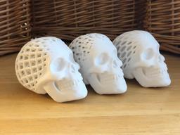 Architected Skull (Hex Honeycomb)