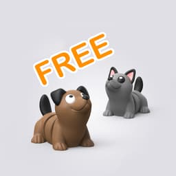 Flexi Dog 3d model