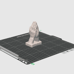 Praying Hands Statue File – Home Decor, Spiritual Art, Spiritual Décor and Religious Statue 3d model