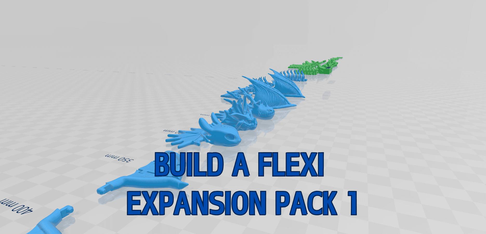 BUILD A FLEXI SKELETON PACK EXPANSION 1 3d model