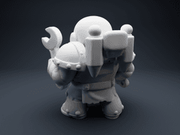 Engineer Mechsmith – Chibi Tech Support Miniature 3d model