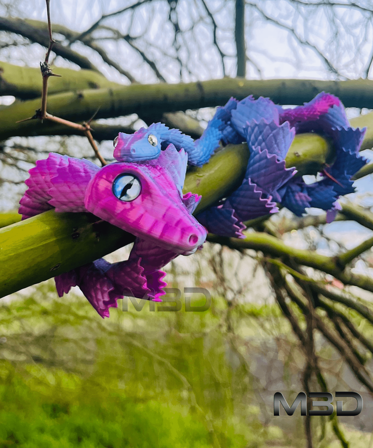 Flexi Viper / no supports / 3mf included 3d model