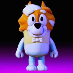 Uncle Rad (Radley Heeler) from Bluey - 3D Model for Printing 3d model