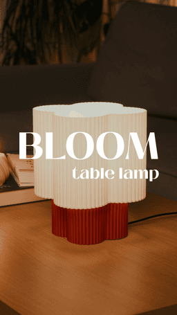 Bloom - Small Table/Bedside Lamp 3d model