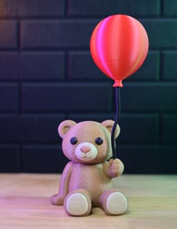 Teddy Bear Ring Box 3d model