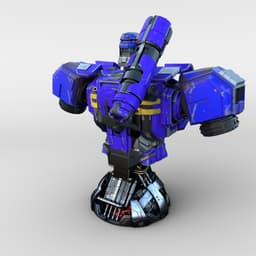 Soundwave Bust 3d model