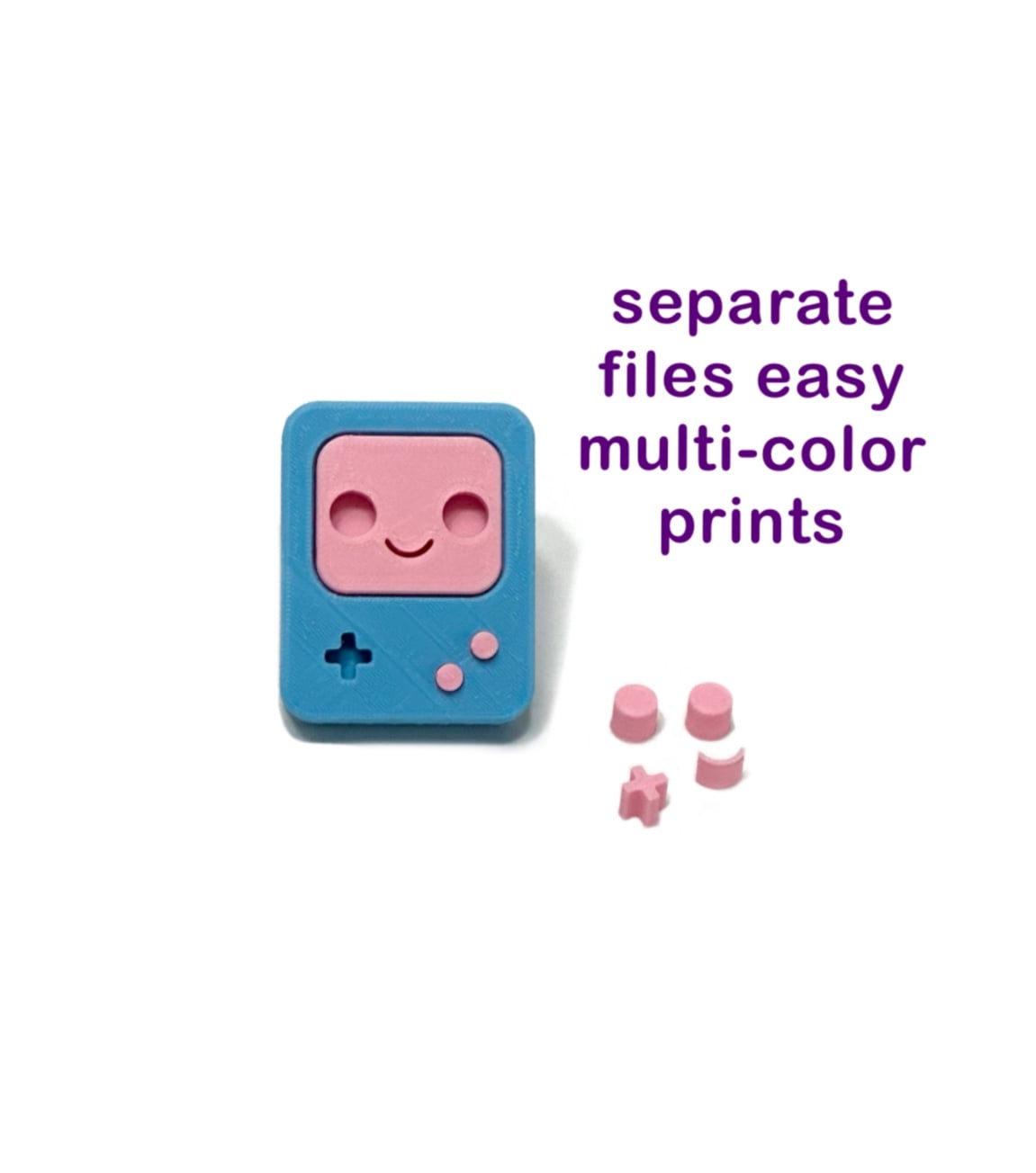 Cute Kawaii Game Console 3d model