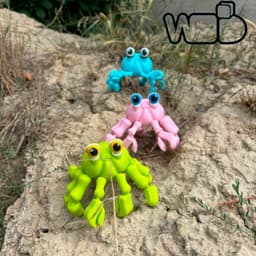 flexible crab.3mf 3d model