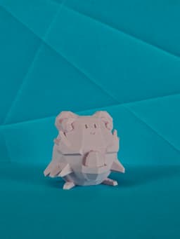 Blissey Low Poly Pokemon 3d model