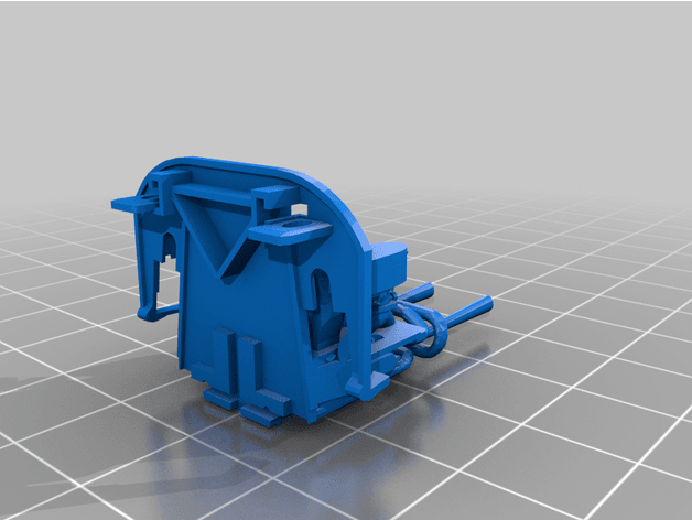 Beetle complete with engine 3d model