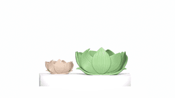 Forest Leaf Bowl — Organic Nature Decor 3d model
