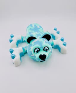 Camo Bears on Skates 3d model