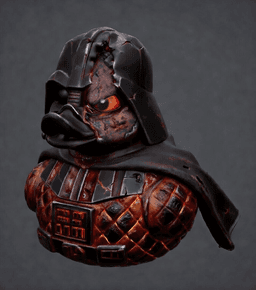 Dark Lord Duck – Battle Damaged Edition 3d model