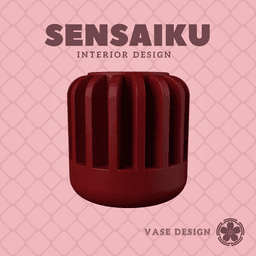 Custom Vase Design - Ikebana Home Decoration 3d model