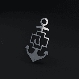 Rammstein Seemann anchor pendant 3d model