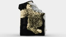 Gold Leaf on Marble 3d model