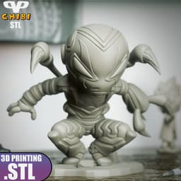 Blue Beetle Chibi STL for 3D Printing ChibiSTL 3DXM 3d model