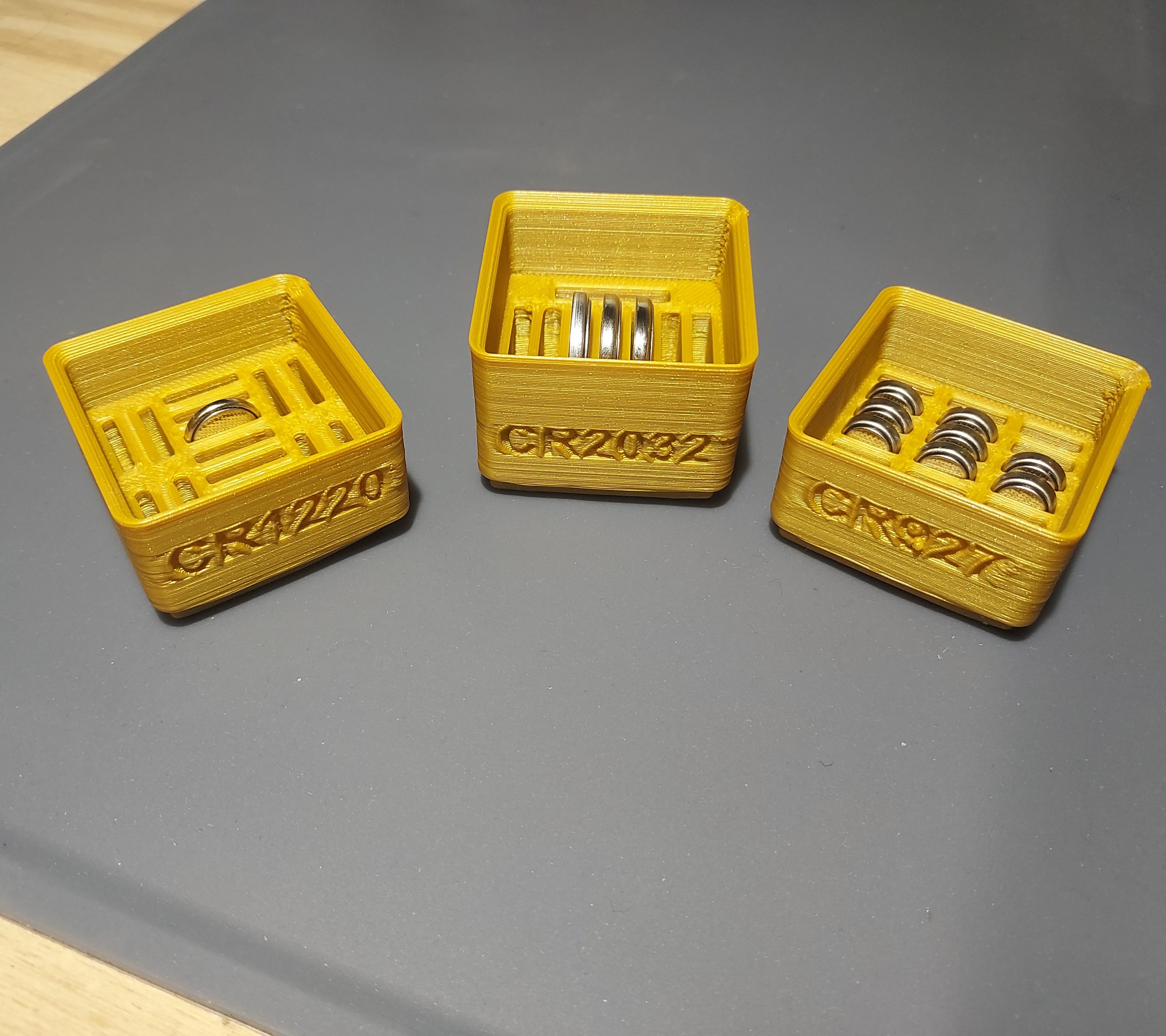 Gridfinity CRXXXX Battery Bin Collection 3d model