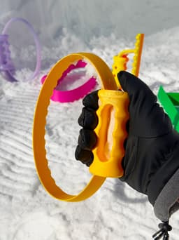 Snow Carving Set of 2 Curved & Flat Snow Trowels 3d model