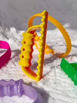 Snow Carving Set of 2 Curved & Flat Snow Trowels 3d model
